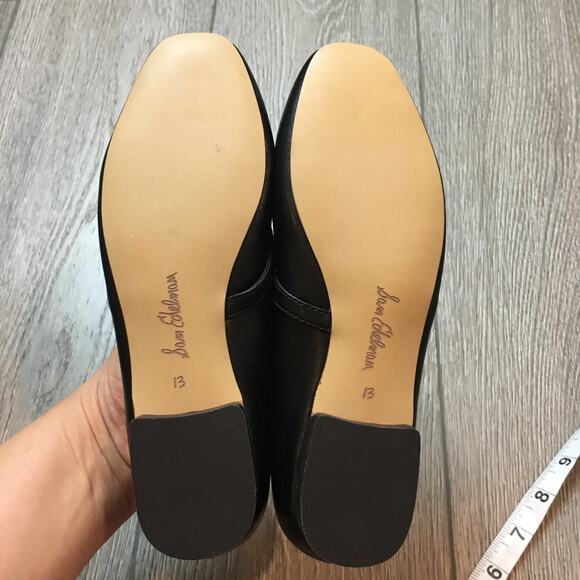 New Sam Edelman Black Embellished Strap Mary Jane Flats Girls Size 13 - Picture 6 of 7